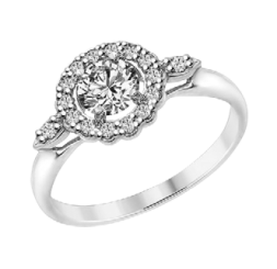 Кольцо с фианитами 