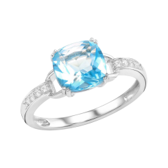 Damenring mit Zirkonia 