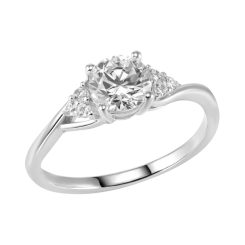 Damenring mit Zirkonia 