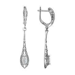 Ohrhänger mit Zirkonia 