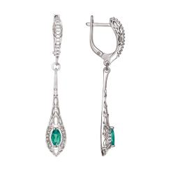 Ohrhänger mit Zirkonia 