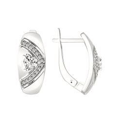 Ohrringe mit Zirkonia 