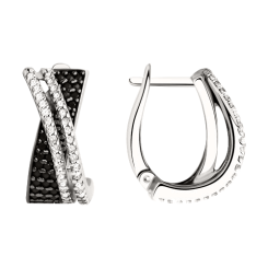 Ohrhänger mit Zirkonia 