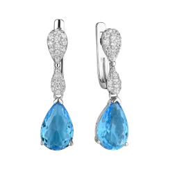 Ohrhänger mit Zirkonia 