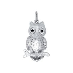 Pendant Owl with zirconia 
