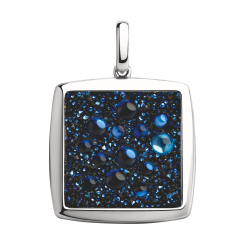Anhänger mit blauen Kristallen Swarovski 