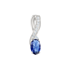 Pendant with zirconia 