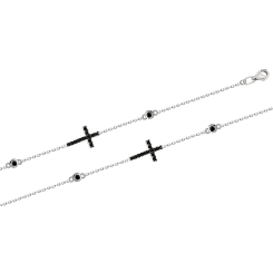 Armband "Kreuz" mit Zirkonia 