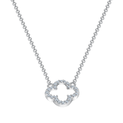 Колье с фианитами 