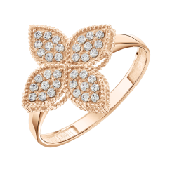 Кольцо с фианитами 