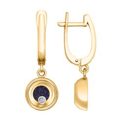 Earrings with diamonds 