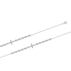 Armband "Kreuz" mit Zirkonia 