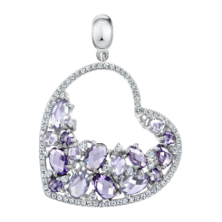 Pendant with zirconia 