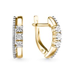 Earrings with diamonds 