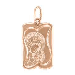 Ikone - Anhänger mit Gravur 