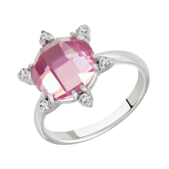 Damenring mit Zirkonia 