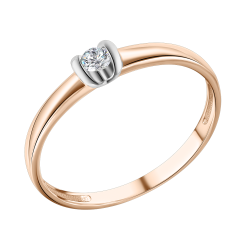 Damenring mit Brillant 
