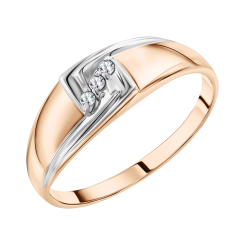 Кольцо с бриллиантами 