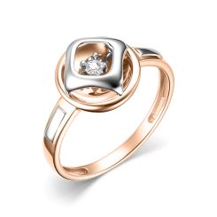 Кольцо с бриллиантом 