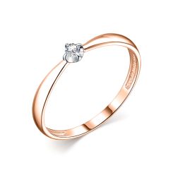 Кольцо с бриллиантом 