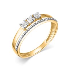 Women's ring with diamonds 