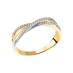 Кольцо с бриллиантами 