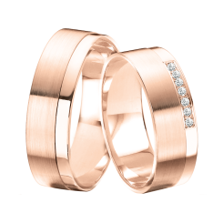 Wedding rings with diamonds 