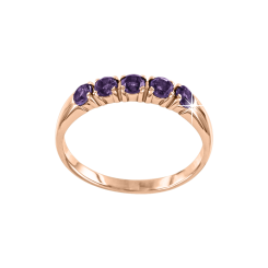 Damenring mit Amethysten 