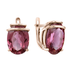 Earrings with rubies HTS 