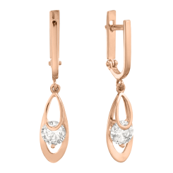 Ohrhänger mit Zirkonia 