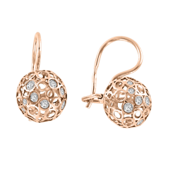 Ohrhänger mit Zirkonia 