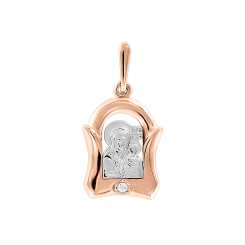 Ikone - Anhänger mit Zirkonia 
