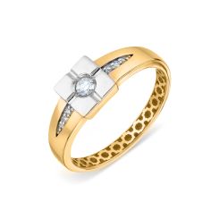 Women's ring with diamonds 