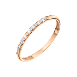 Women's ring with diamonds 