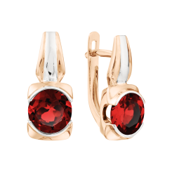 Ohrringe mit Granaten 