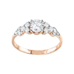 Damenring mit Swarovski Zirkonia 