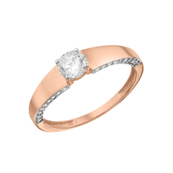 Damenring mit Zirkonia 