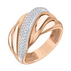 Women's ring with zirconia 
