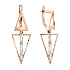 Ohrhänger mit Zirkonia 