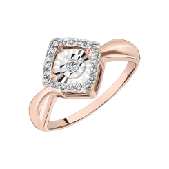 Damenring mit Brillanten 