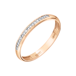Women's ring with diamonds 