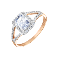 Damenring mit Zirkonia 