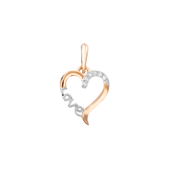 Anhänger Herz mit Zirkonia 