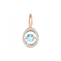 Anhänger mit Topas und Zirkonia 