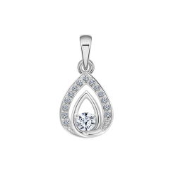 Pendant with zirconia 