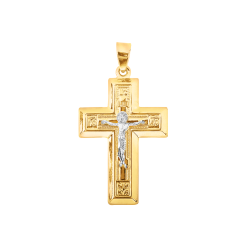 Pendant cross with engraving 