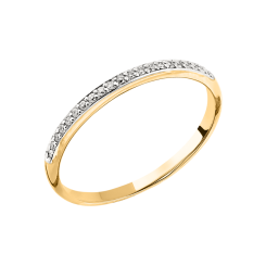 Women's ring with diamonds 