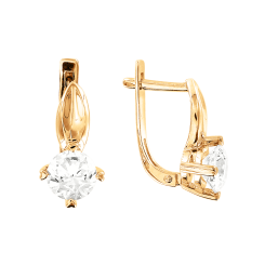 Earrings with zirconia Swarovski 