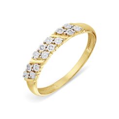 Women's ring with diamonds 