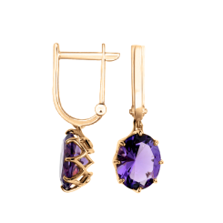 Ohrhänger mit Amethyst 